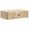 vidaXL V&aelig;gh&aelig;ngt Sideskab Sonoma-eg 59 x 34,5 x 17 cm Konstrueret tr&aelig;