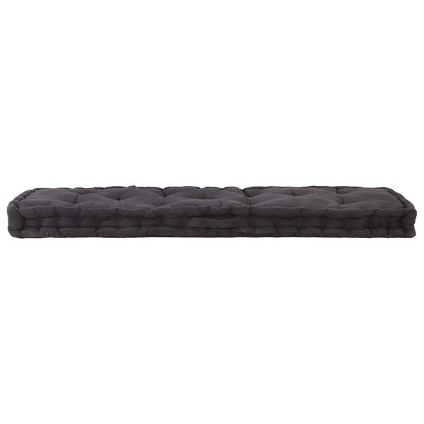 vidaXL hynde til pallesofa 120x40x7 cm sort