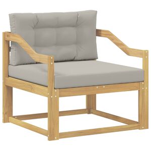 vidaXL Udend&oslash;rs Mellem Sofa Polyester Hvid