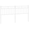 vidaXL udskiftningsgavl 160 cm metal hvid