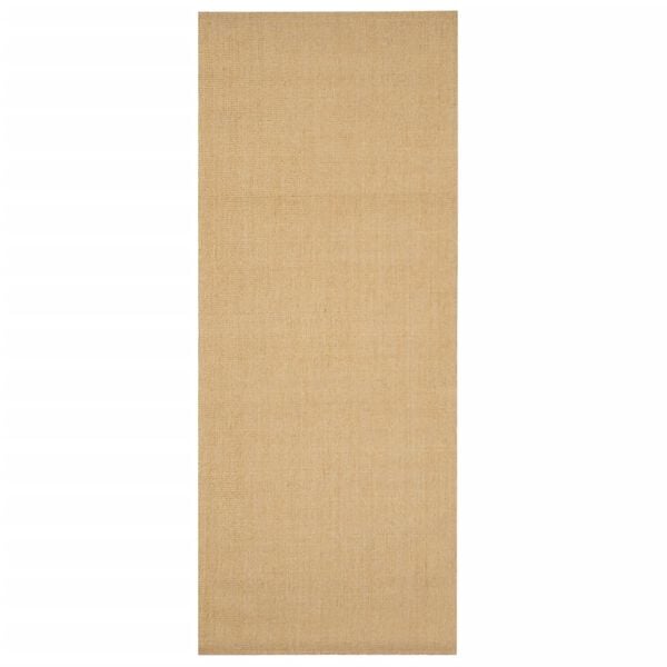 vidaXL gulvt&aelig;ppe 80x200 cm naturlig sisal
