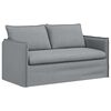vidaXL Sofa S&aelig;t 2 pcs Lysegr&aring; 196 x 82 x 85 cm Stof