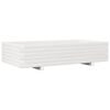 vidaXL plantekasse 110x60x26,5 cm massivt fyrretr&aelig; hvid