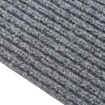 vidaXL snavsbestandig tæppeløber 100x200 cm grå