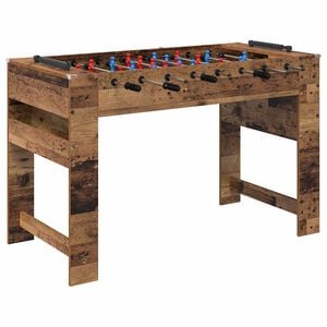 vidaXL Fodboldbord Gammelt tr&aelig; 125 x 60,5 x 80 cm Konstrueret tr&aelig;