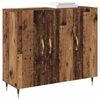 vidaXL Sideboard Gammelt tr&aelig; 90 x 34 x 80 cm Konstrueret tr&aelig;