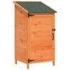 vidaXL Have Skur Brun 59 x 56 x 113,5 cm Konstrueret tr&aelig;
