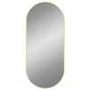 vidaXL v&aelig;gspejl 100x45 cm oval guldfarvet
