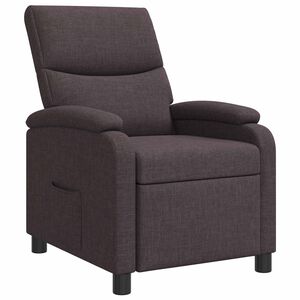 vidaXL Recliner M&oslash;rk Brun Stof
