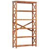 vidaXL bogreol 100x30x180 cm massivt akacietr&aelig; med honningfinish