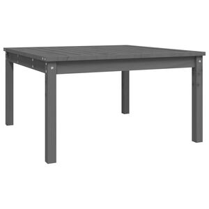 vidaXL havebord 82,5x82,5x45 cm massivt fyrretr&aelig; gr&aring;