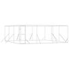 vidaXL udend&oslash;rs hundeg&aring;rd 6x6x2 m galvaniseret st&aring;l s&oslash;lvfarvet