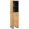 vidaXL Badev&aelig;relsesskab Brun 38 x 33 x 160 cm Massivt mangotr&aelig;