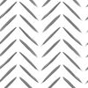 DUTCH WALLCOVERINGS tapet Chevron sort og hvid