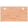vidaXL skrivebordsplade 110x60x2,5 cm massivt b&oslash;getr&aelig;