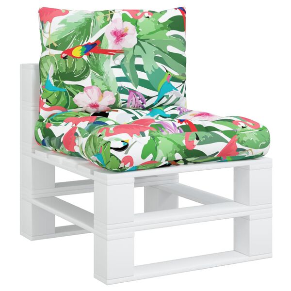 vidaXL pallehynder 2 stk. oxfordstof flerfarvet