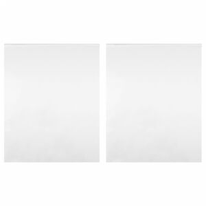vidaXL spejlfolie 2 stk. 45x150 cm selvkl&aelig;bende PET