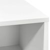 vidaXL LED Sideboard Hvid 71 x 34,5 x 75 cm Konstrueret træ