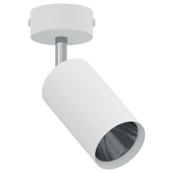 vidaXL Loftsspot med spotlights Hvid 6 x 6 x 16 cm Metal