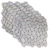 vidaXL Pebble Fliser Hvid 30 x 30 cm