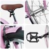 vidaXL B&oslash;rnecykel 20 tommer til b&oslash;rn fra 6-11 &aring;r Lys pink