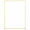 vidaXL Bryllupsbue Guld 150 x 49,5 x 200 cm St&aring;l