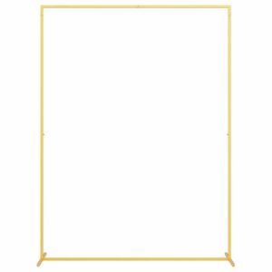 vidaXL Bryllupsbue Guld 150 x 49,5 x 200 cm St&aring;l