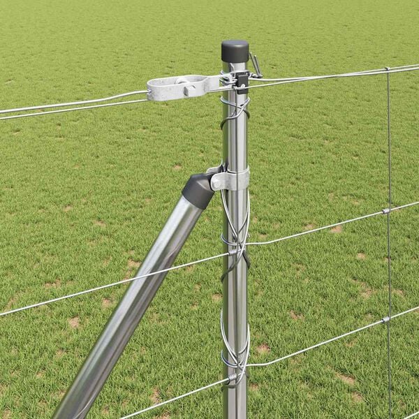 vidaXL Hegnspæl Galvaniseret 25 x 1,6 m Stål