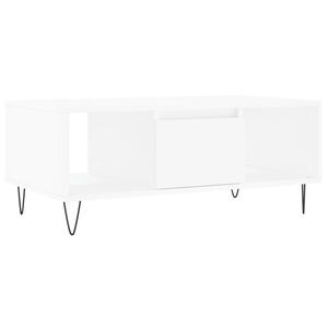vidaXL sofabord 90x50x36,5 cm konstrueret tr&aelig; hvid