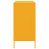 vidaXL skab 68x39x79 cm stål sennepsgul