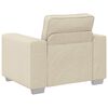 vidaXL Sofa Sæt 2 pcs Creme 219 x 77 x 82 cm Stof