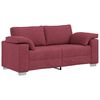 vidaXL Tos&aelig;ders sofa Vinr&oslash;d 180 cm Stof