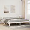 vidaXL ekstra lang sengeramme uden madras 200x210 cm massivt fyrretr&aelig;