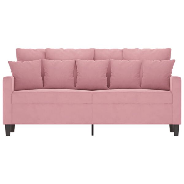 vidaXL 2-personers sofa 140 cm fl&oslash;jl lyser&oslash;d