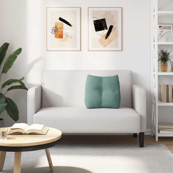 vidaXL Rygpude Havgr&oslash;n 45 x 24 x 50 cm Fl&oslash;jl