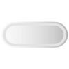 vidaXL LED-badev&aelig;relsesspejl 50x20 cm oval