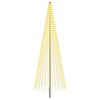 vidaXL LED juletr&aelig; 385 cm 1148 LED'er Varm hvid Jern Sort