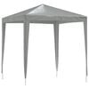 vidaXL Party Tent 200 x 200 x 240 cm Lysegr&aring; PE og st&aring;l