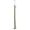 vidaXL pullertlampe med sensor 110 cm rustfrit st&aring;l IP44