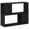 vidaXL TV-m&oslash;bels&aelig;t 80 x 24 x 63 cm Sort eg Konstrueret tr&aelig;