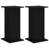 vidaXL Planteholder 2 stk. Sort 30,5 x 30 x 60,5 cm Konstrueret tr&aelig;
