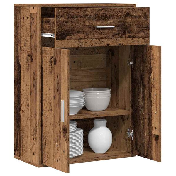 vidaXL Sideboard Gammelt tr&aelig; 60 x 30 x 84 cm Konstrueret tr&aelig;