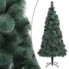 vidaXL kunstigt juletr&aelig; med fod 120 cm PET gr&oslash;n