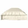 vidaXL Palle Pudes&aelig;t 2 pcs Creme 150 x 40 x 8 cm Oxford Stof