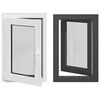 vidaXL Kip & Drej K&aelig;lder Vinduet RISOR 60 x 100 cm PVC og glas
