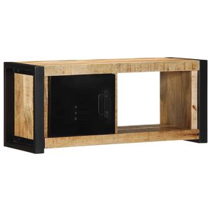 vidaXL tv-bord 80x30x35 cm massivt ru mangotr&aelig;