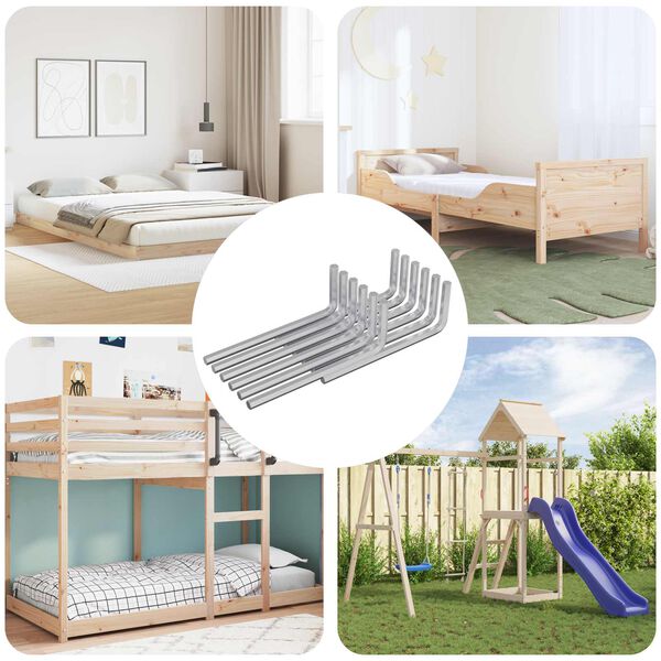 vidaXL Inbuss n&oslash;gle 12 pcs S&oslash;lv 32 x 86 mm St&aring;l