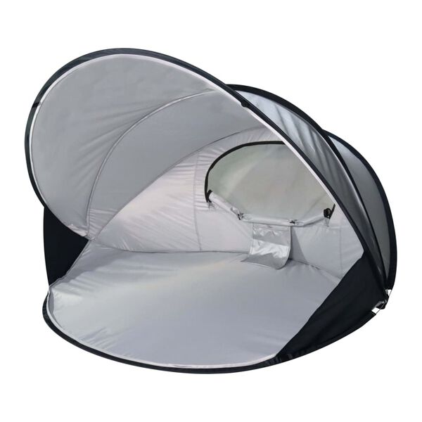 DERYAN pop-up strandtelt 155x133x95 cm str. XXL s&oslash;lvfarvet