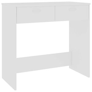 vidaXL skrivebord 80x40x75 cm konstrueret tr&aelig; hvid