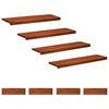 vidaXL Trappetrin 8 stk. 90 x 25 x 2 cm Brun Solid b&oslash;g